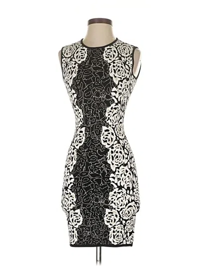 Pre-owned Bcbgmaxazria Cocktail Dress In Black