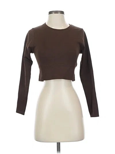 Pre-owned Offline By Aerie Cardigan Sweater In Brown