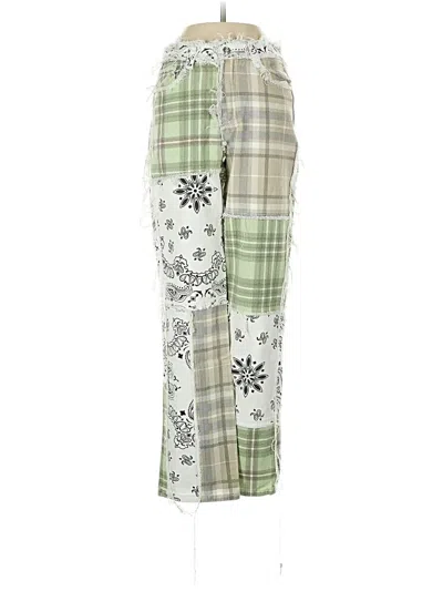 Pre-owned Jaded London Jeans In Green