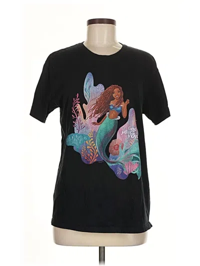 Pre-owned Disney Short Sleeve T-shirt In Black