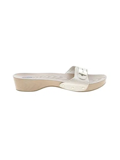 Pre-owned Dr. Scholl's Sandals In White