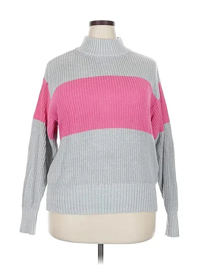 Pre-owned St. John's Bay Turtleneck Sweater In Gray