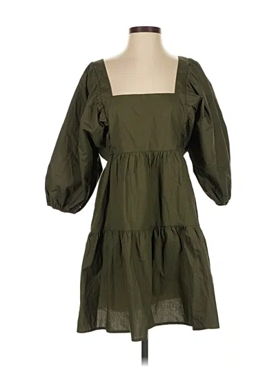 Pre-owned A New Day Casual Dress In Green