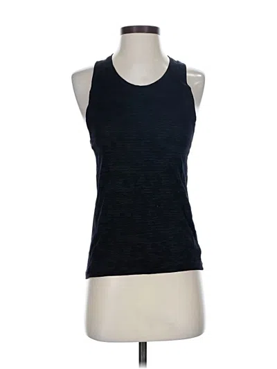 Pre-owned Lululemon Athletica Tank Top Black Halter Neckline Tops