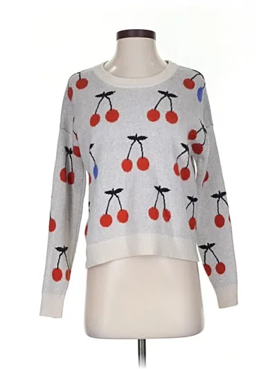 Pre-owned Madewell Pullover Sweater In Gray