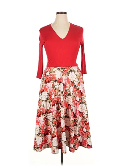 Pre-owned Agnes & Dora Cocktail Dress In Red