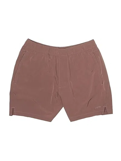 Pre-owned Hollister Athletic Shorts In Brown