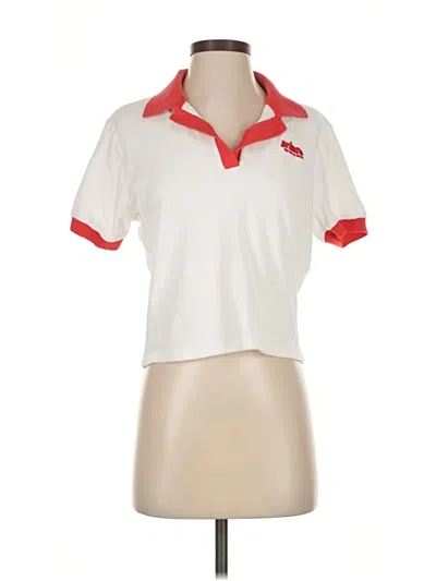 Pre-owned Sporty And Rich Short Sleeve Polo Shirt In White