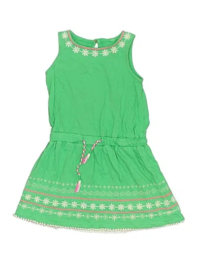Pre-owned Boden Kids' Dress In Green