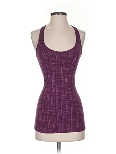 Pre-owned Lululemon Athletica Tank Top Purple Halter Neckline Tops