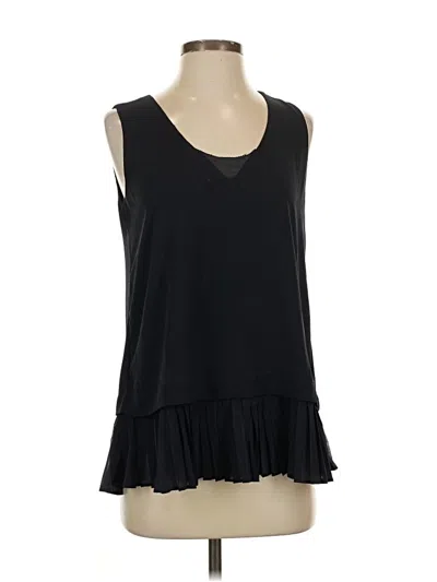 Pre-owned Banana Republic Sleeveless Blouse In Black