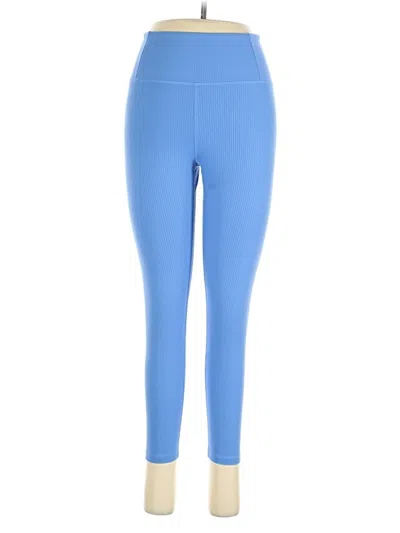 Pre-owned Girlfriend Collective Active Pants In Blue