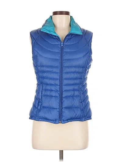 Pre-owned Bernardo Vest In Blue