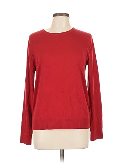 Pre-owned Banana Republic Factory Store Long Sleeve T-shirt In Red