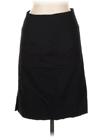 Pre-owned Banana Republic Wool Skirt In Black