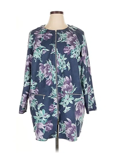 Pre-owned Chico's Cardigan Sweater In Purple