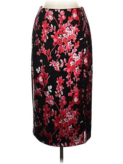 Pre-owned Ashley Stewart Formal Skirt In Black