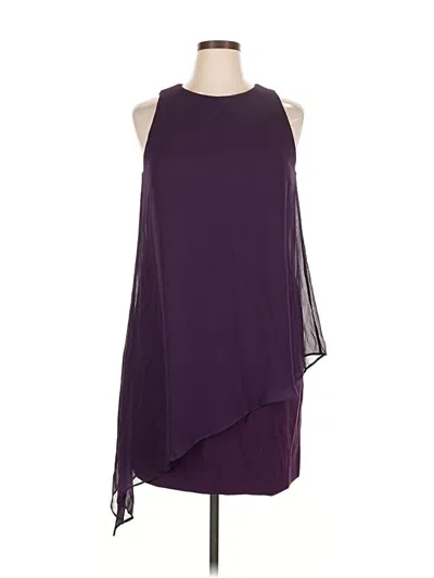 Pre-owned Tahari By Asl Cocktail Dress In Purple