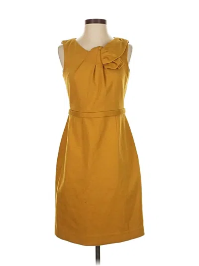 Pre-owned T Tahari Casual Dress In Yellow