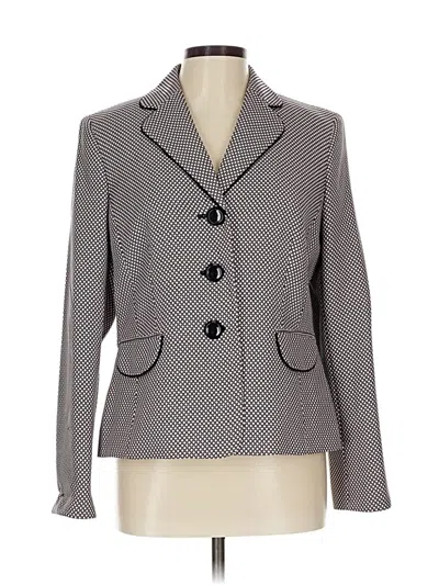 Pre-owned Kasper Blazer Jacket In Gray