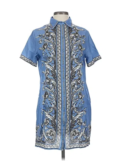 Pre-owned Max Studio Casual Dress In Blue