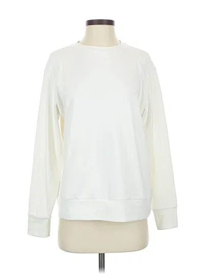 Pre-owned Uniqlo Sweatshirt In White