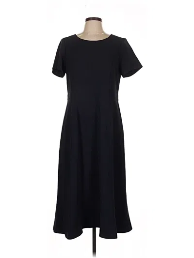 Pre-owned Talbots Casual Dress In Black