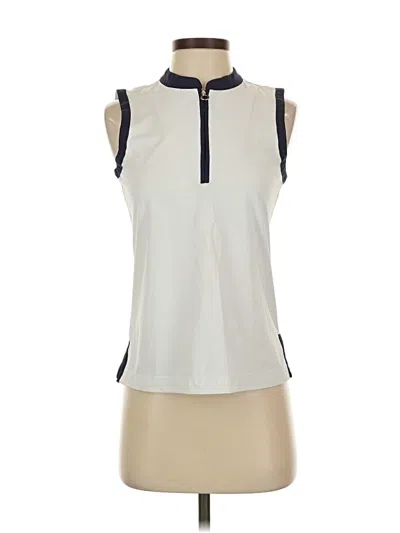 Pre-owned Kinona Sleeveless Blouse In White