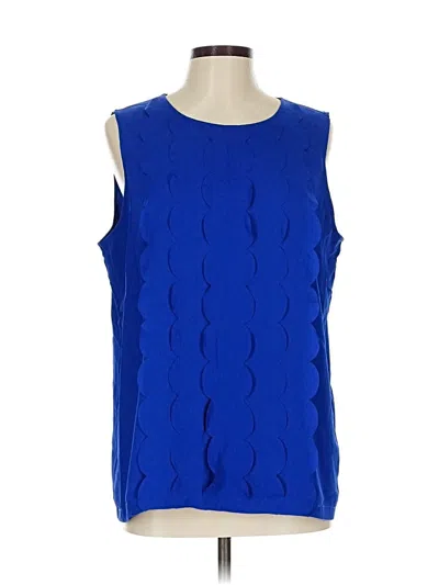 Pre-owned Banana Republic Sleeveless Blouse In Blue