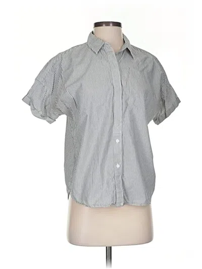 Pre-owned Levi's Short Sleeve Button Down Shirt In Gray