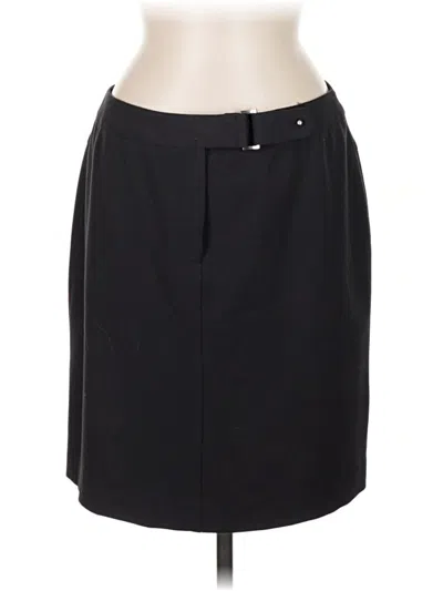 Pre-owned Rafaella Formal Skirt In Black