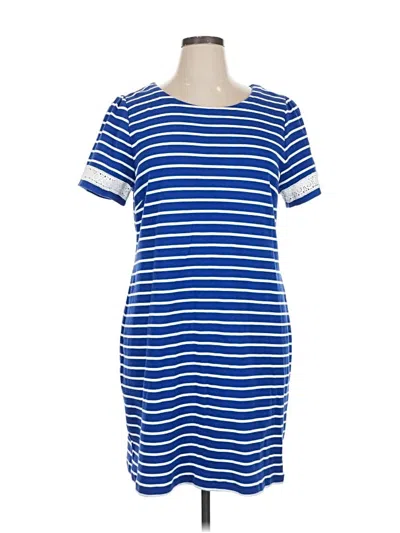 Pre-owned Talbots Casual Dress In Blue