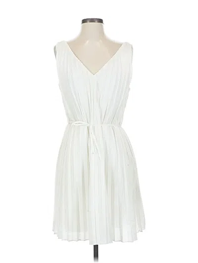 Pre-owned Banana Republic Cocktail Dress In White
