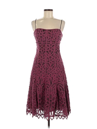 Pre-owned Betsey Johnson Cocktail Dress In Burgundy