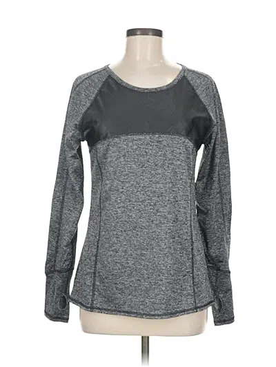 Pre-owned Catherine Malandrino Long Sleeve T-shirt In Gray