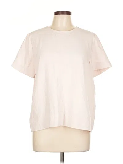 Pre-owned Everlane Short Sleeve Top Pink Crew Neck Tops