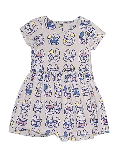 Pre-owned Tea Kids' Dress In Blue