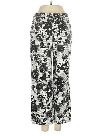 Pre-owned L'agence Casual Pants In Silver