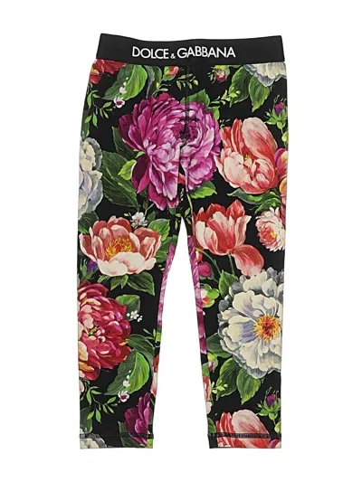 Pre-owned Dolce & Gabbana Kids' Leggings In Green