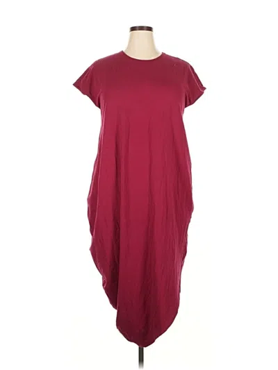 Pre-owned Universal Standard Casual Dress In Burgundy