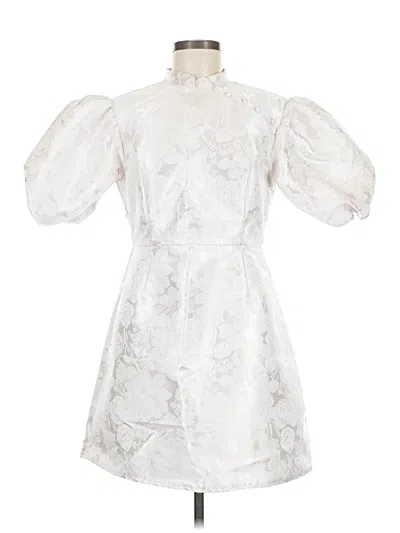 Pre-owned Missguided Cocktail Dress In White