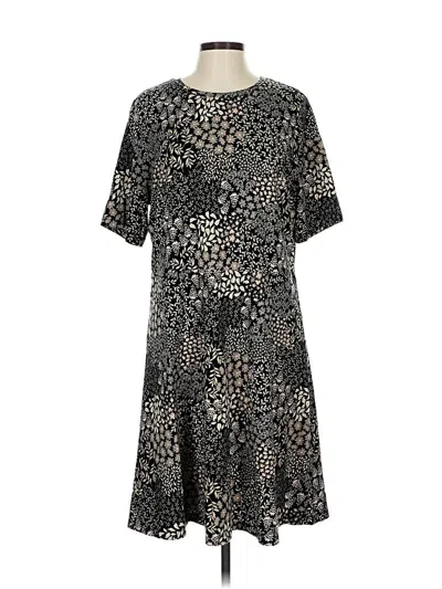 Pre-owned Isaac Mizrahi Live Casual Dress In Black