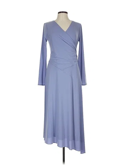 Pre-owned Halston Casual Dress In Blue