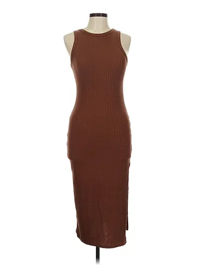 Pre-owned Nasty Gal Inc. Casual Dress In Brown