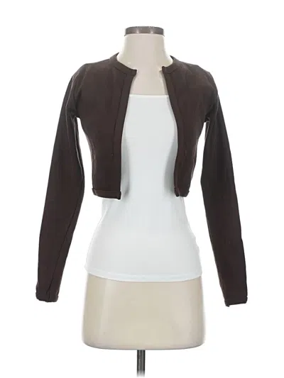 Pre-owned Assorted Brands Shrug In Brown