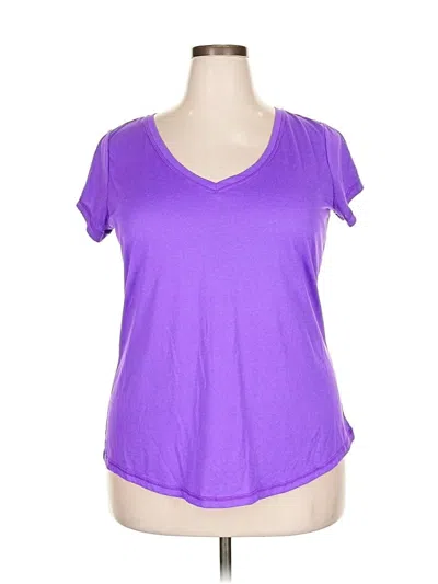 Pre-owned Xersion Active T-shirt In Purple