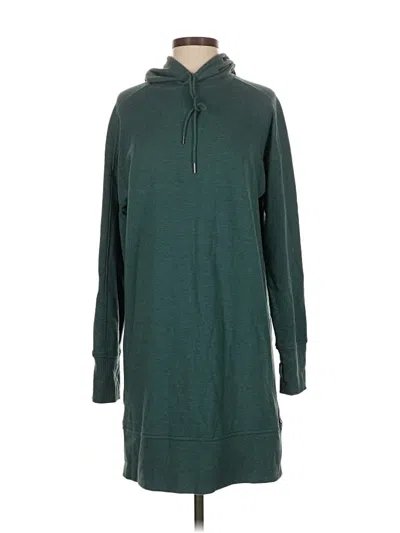 Pre-owned Eddie Bauer Casual Dress In Green