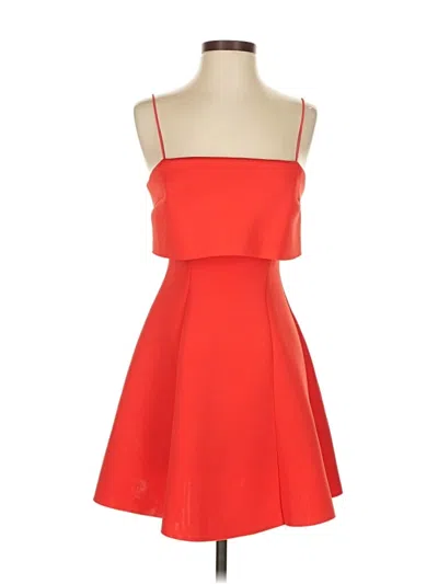 Pre-owned Asos Design Cocktail Dress In Red
