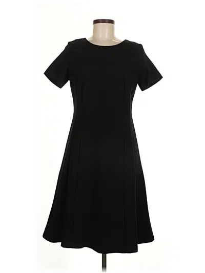 Pre-owned Talbots Casual Dress In Black