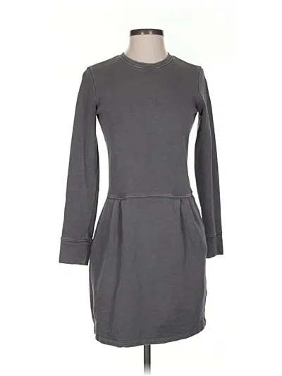 Pre-owned Gap 3/4 Sleeve T-shirt In Gray